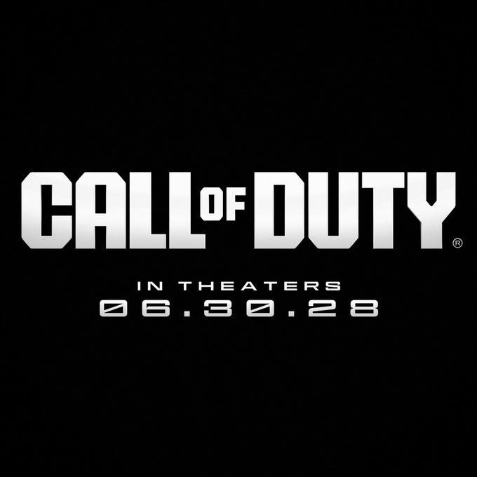 Logo filmu "Call of Duty" wraz z datą premiery